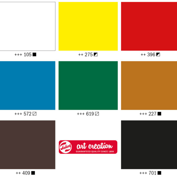 ROYAL TALENS acrylverf ArtCreation, 12 ml, set van 8