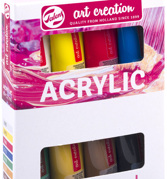 ROYAL TALENS acrylverf Art Creation, 12 ml, set van 8