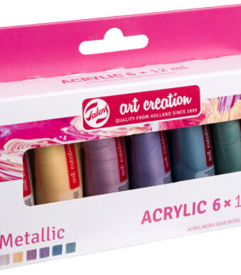 ROYAL TALENS acrylverf Art Creation Metallic Set, 6 x 12 ml