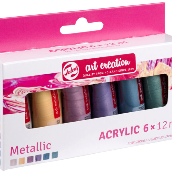 ROYAL TALENS acrylverf Art Creation Metallic Set, 6 x 12 ml
