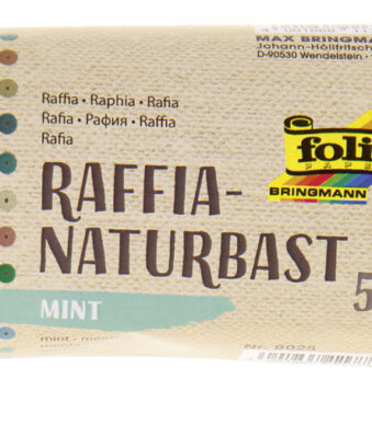 folia raffia natuurbast, 50 g, mint