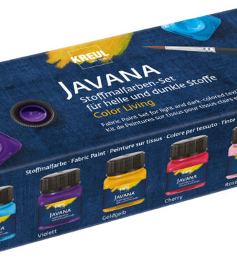 KREUL textielverf JAVANA, Color Living Set, 6 x 20 ml