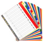 EXACOMPTA kunststof-tabbladen, A-Z, DIN A4+, 20-delig