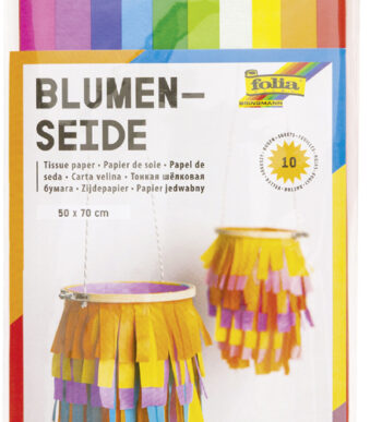 folia zijdepapier / vloeipapier, 500 x 700 mm, 20 g/m2, kleuren assorti