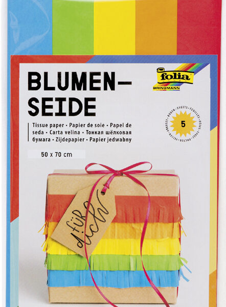 folia zijdepapier / vloeipapier, (B)500 x (H)700 mm, 20 g/m2, assorti