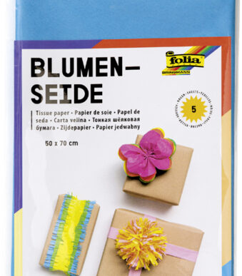 folia zijdepapier / vloeipapier, (B)500 x (H)700 mm, 20 g/m2, blauw