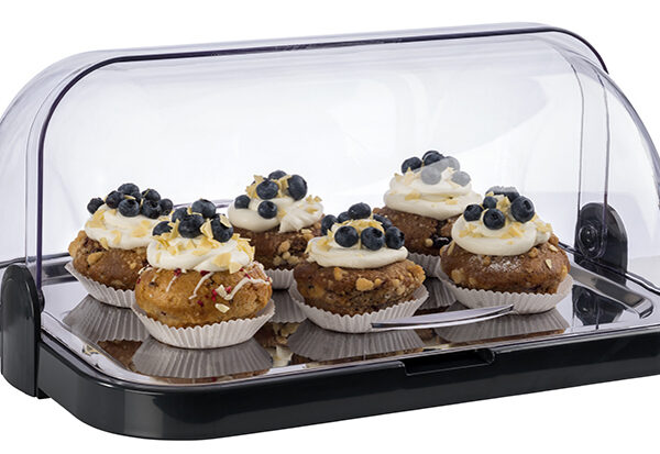 APS serveervitrine, zwart