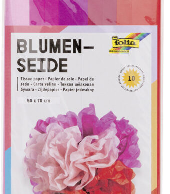 folia zijdepapier / vloeipapier, (B)500 x (H)700 mm, 20 g/m2, Mix rood