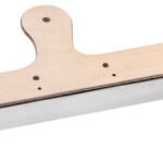 WESTEX vlakspatel staal, houten greep, 600 mm