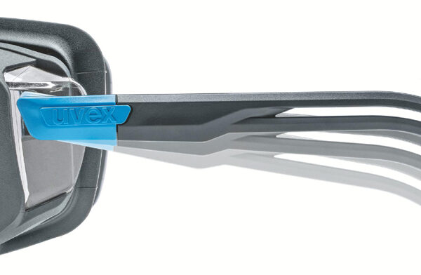 uvex beugelbril i-guard, glazenkleur: helder