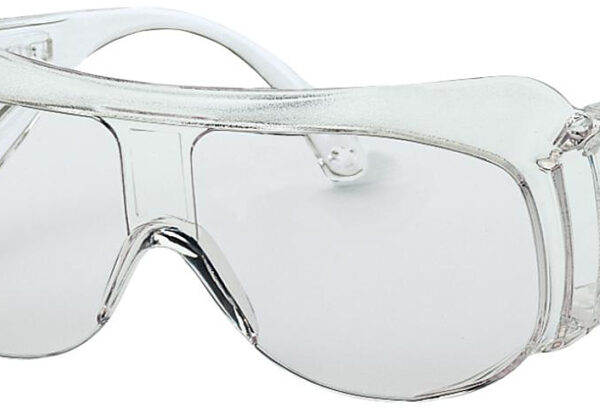 uvex overzetbril, glazentint: helder, montuurkleur: kleurloos