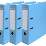 EXACOMPTA PP-ordner premium, A4, 80 mm, lichtblauw, 3 stuks