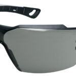 uvex veiligheidsbril pheos cx2, tint glazen: grijs