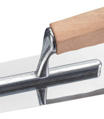 WESTEX plakspaan roestvrij staal, venetiaanse vorm, 200 x 90/80 mm