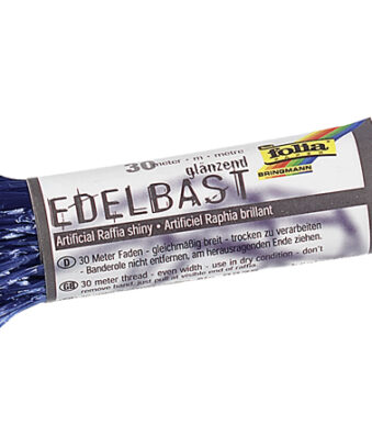 folia raffia, 30 m bundel, koningsblauw