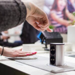 BACHMANN stopcontactenunit ELEVATOR, 2-voudig, roestvrij staal-look