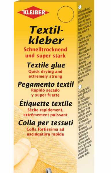 KLEIBER textiellijm, transparant, 30 g