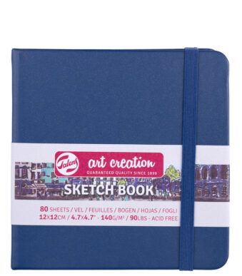 ROYAL TALENS schetsboek Art Creation, 120 x 120 mm, blauw