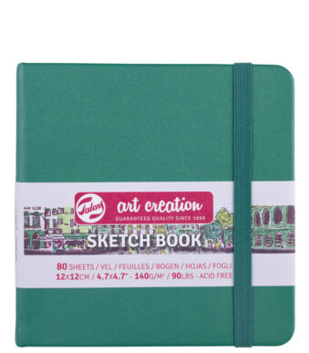 ROYAL TALENS schetsboek Art Creation, 120 x 120 mm, groen