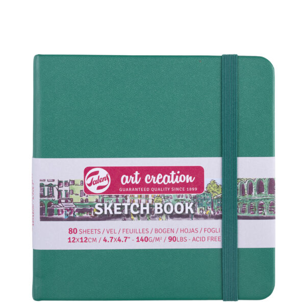 ROYAL TALENS schetsboek Art Creation, 120 x 120 mm, groen