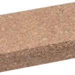 WESTEX schuurblok, van kurk, 120 x 60 x 40 mm