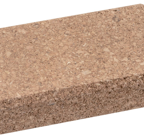 WESTEX schuurblok, van kurk, 120 x 60 x 40 mm