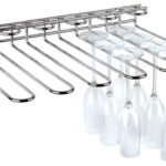 APS glazenrek, verchroomd metaal