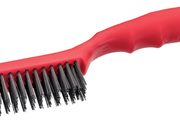 WESTEX staalborstel, kunststof greep, 4-rijig