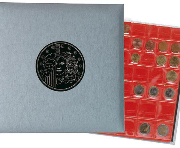 EXACOMPTA muntenalbum, 245 x 250 mm, zilver-metallic