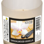 FLAVOUR by Gala geurkaars in glas ´Sandalwood-Vanilla´