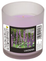 FLAVOUR by Gala geurkaars in glas ´Lavender´