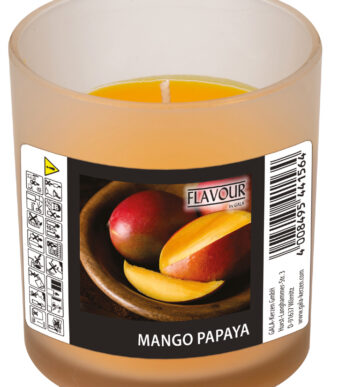 FLAVOUR by Gala geurkaars in glas ´Mango-Papaya´