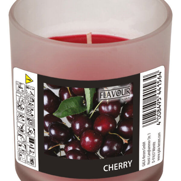 FLAVOUR by Gala geurkaars in glas ´Cherry´