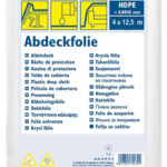 WESTEX afdekfolie standaard, HDPE, transparant, 4 x 12,5 m