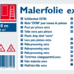 WESTEX schilders-afdekzeil, HDPE, 30 my, transparant, 2 x 50 m