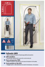 WESTEX foliedeur, LDPE, (B)1.200 x (H)2.200 mm