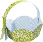 folia geschenkmandje van motiefkarton, diameter: 115 mm