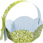folia geschenkmandje van motiefkarton, diameter: 115 mm