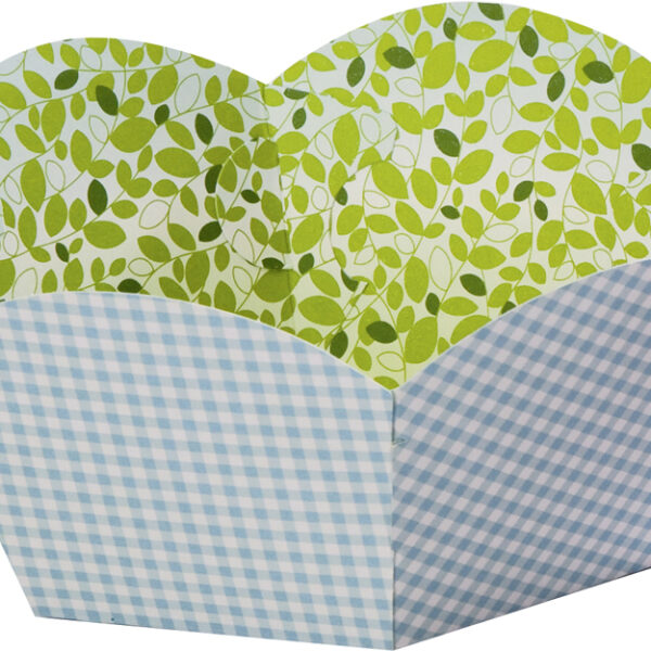 folia geschenkmandje van motiefkarton, diameter: 145 mm