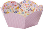 folia geschenkmandje van motiefkarton, diameter: 145 mm