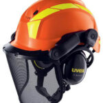 uvex veiligheidshelm pheos forestry, oranje