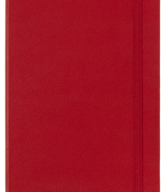 MOLESKINE notitieboek, L/A5, blanco, hardcover, lichtrood