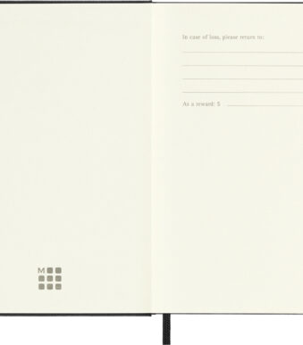 MOLESKINE notitieboek, P/A6, blanco, hardcover, zwart