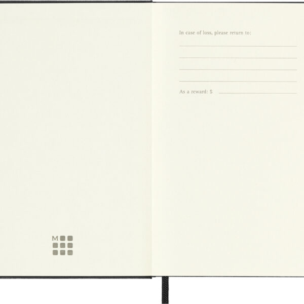 MOLESKINE notitieboek, P/A6, blanco, hardcover, zwart