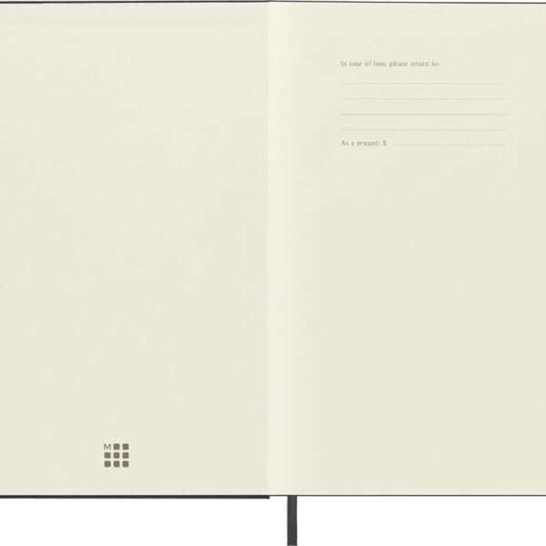 MOLESKINE notitieboek, L/A5, blanco, hardcover, zwart