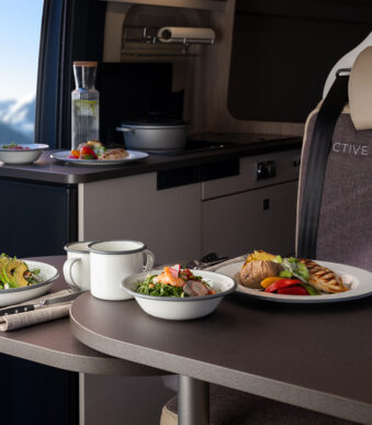 APS emaillebeker met oor, 350 ml, set van 2