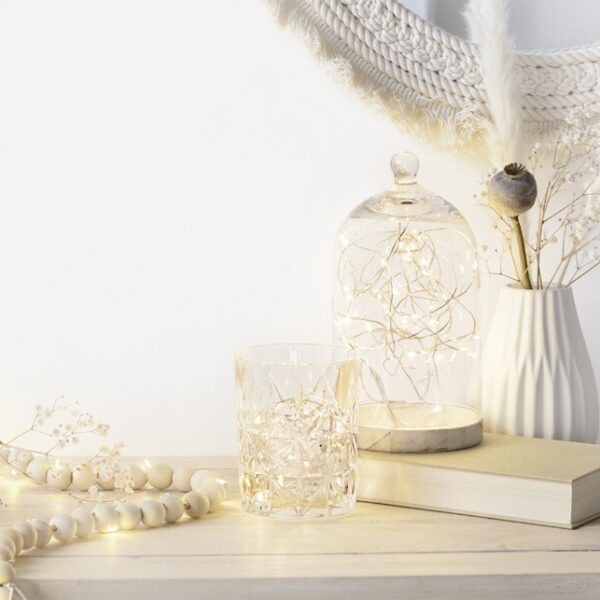 folia LED-Mini-lichtketting, batterijvoeding, 20 LEDs