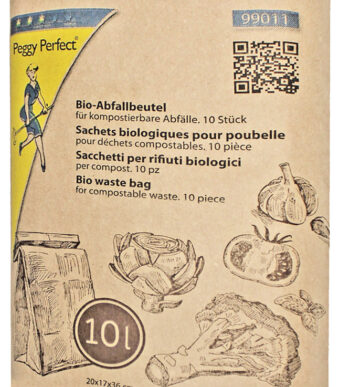 Peggy Perfect bio-afvalzakken, 10 liter, bruin