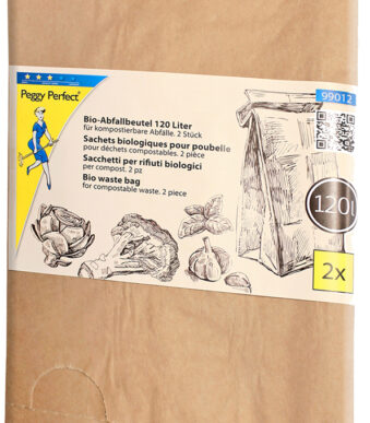Peggy Perfect bio-afvalzakken, 120 liter, bruin