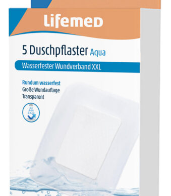 Lifemed douchepleister 'Aqua XXL', transparant